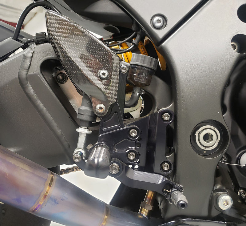 Graves Motorsports WORKS '16 -'20 Kawasaki ZX-10R / ZX-10RR Adjustable Rearsets