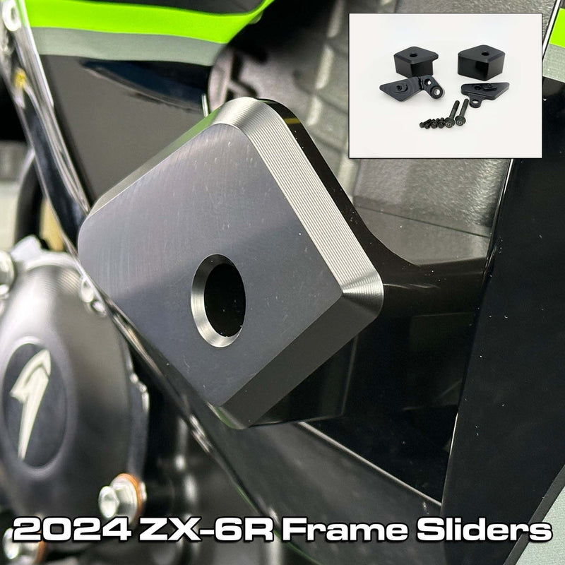Graves 2024+ Kawasaki ZX-6R Frame Sliders