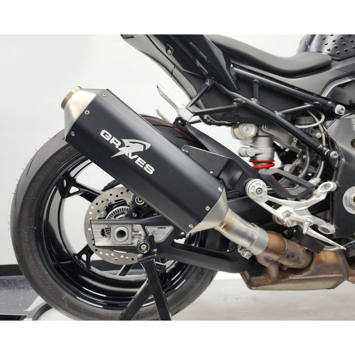 Graves Stainless Cat-Back Exhaust System'19-'24 BMW S1000RR