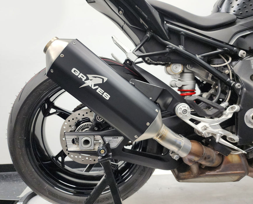 Graves Stainless Cat-Back Exhaust System'19-'24 BMW S1000RR