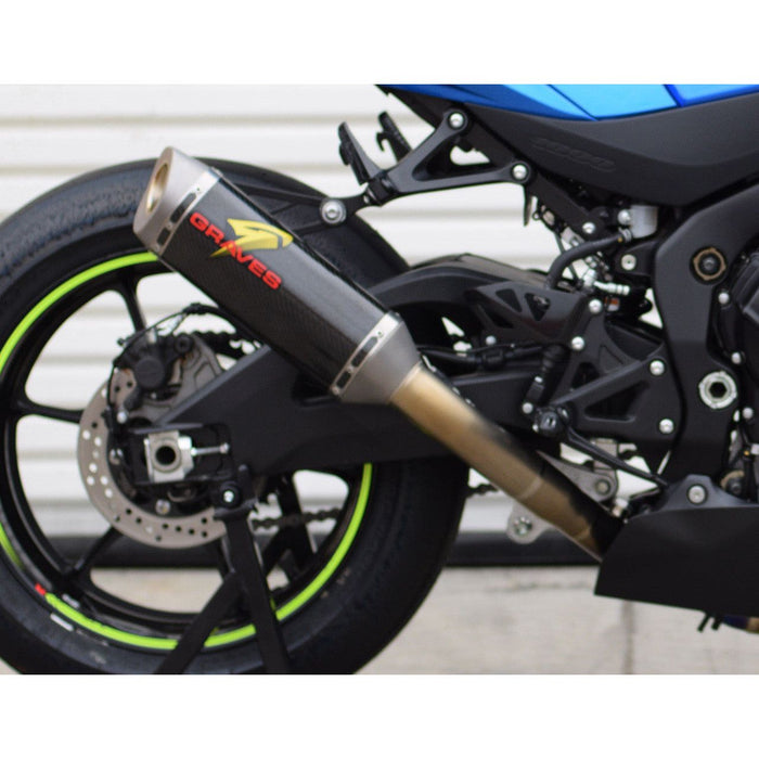 Sistema completo de titanio Graves '17-'24 Suzuki GSX-R1000