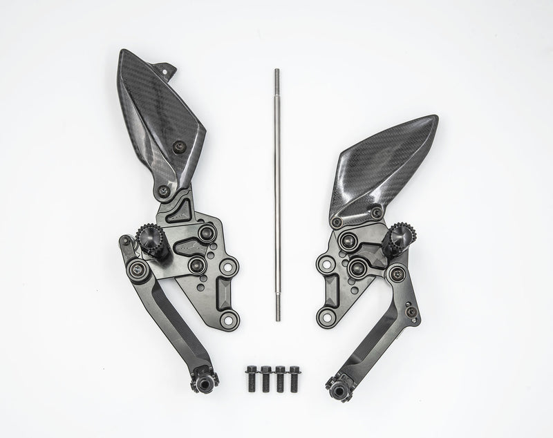 Graves Motorsports '21+ Yamaha R7 Adjustable Rearsets
