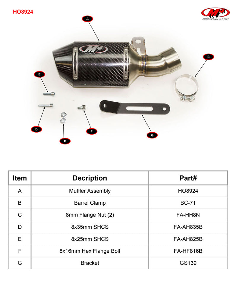 M4 Street Slayer Slip-On '17-'23 Honda CBR1000RR