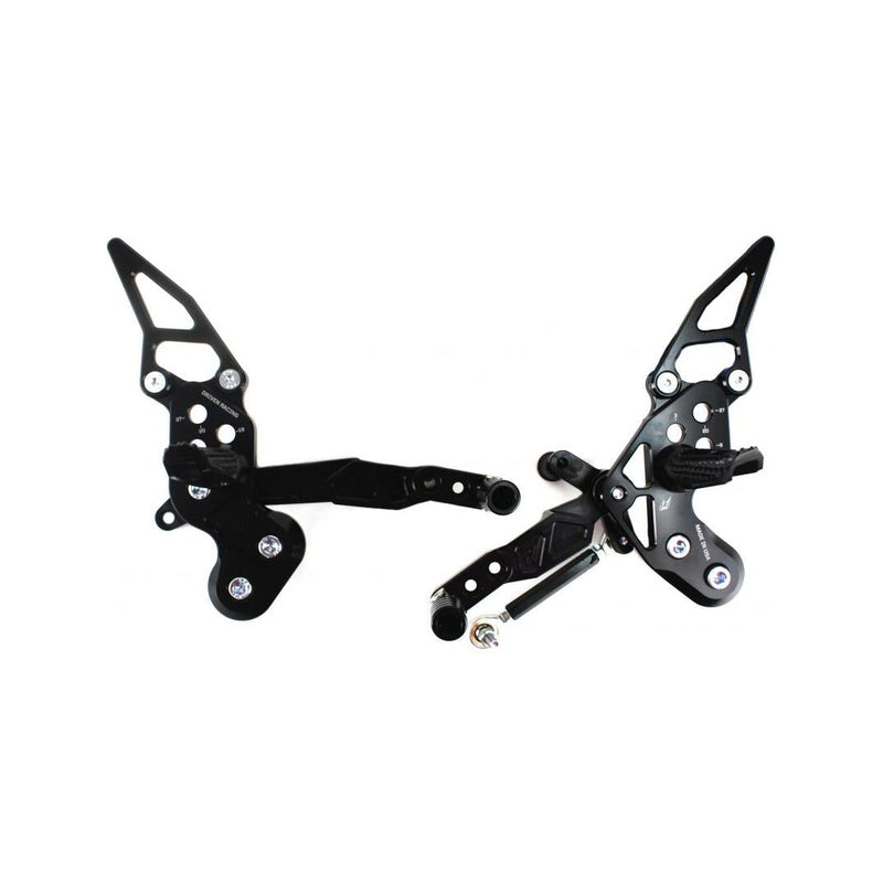 DRIVEN RACING TT Rearset -'16-'18 KAWASKI Z125
