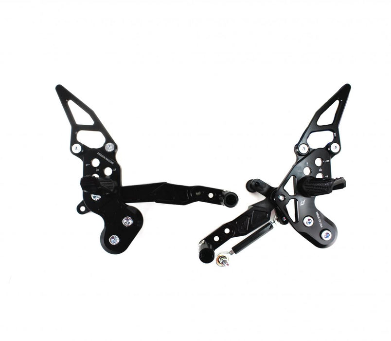 DRIVEN RACING TT Rearset -'16-'18 KAWASKI Z125