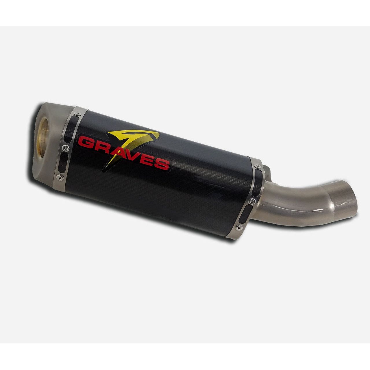 Graves '19-'24 Kawasaki ZX-6R Cat-Back Slip-on Carbon Exhaust