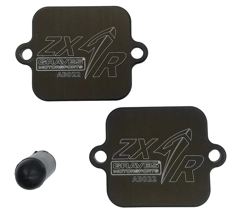 Graves Kawasaki Ninja '23+ ZX4-RR / '13 -'25 ZX6-R / '16 '25 ZX-10R Smog Block Off Plates
