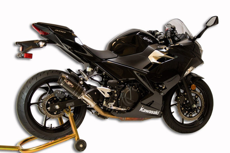 M4 Slip-0n With X96 Carbon Canister '18-'25 Kawasaki Ninja 400/500/Z