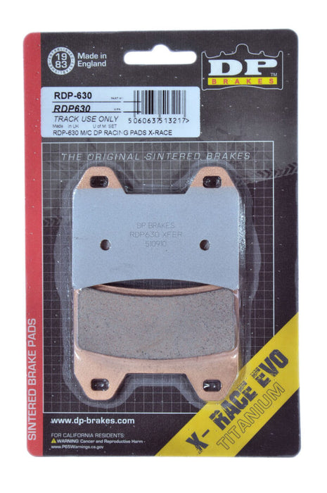 DP BRAKES RDP Racing Brake Pads KTM/MOTO GUZZI/DUCATI/APRILIA (SEE FITMENT BELOW)