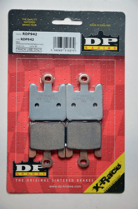 DP BRAKES RDP Racing Brake Pads - '03 Kawasaki ZX6RR/ '03 Suzuki GSXR1000 (SEE FITMENT BELOW)