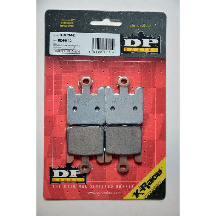 DP BRAKES RDP Racing Brake Pads - '03 Kawasaki ZX6RR/ '03 Suzuki GSXR1000 (SEE FITMENT BELOW)