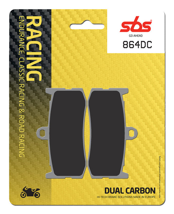 SBS Dual Carbon Brake Pads - Daytona 675 864DC  (SEE FITMENT BELOW)