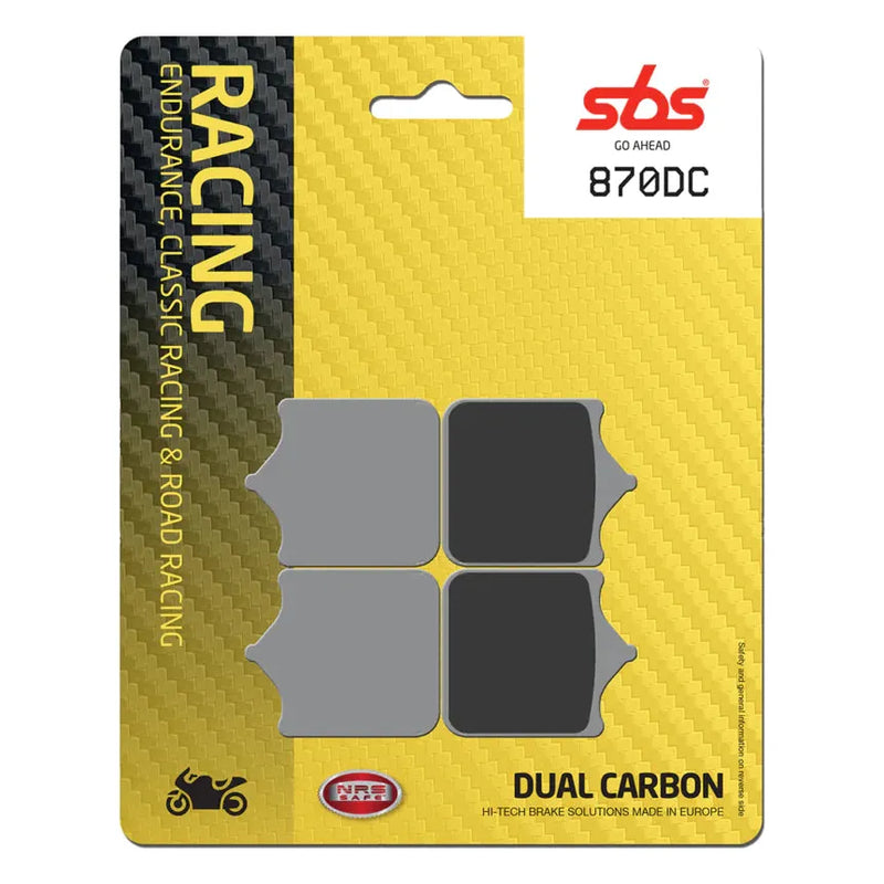 SBS Dual Carbon 870DC Racing Brake Pads