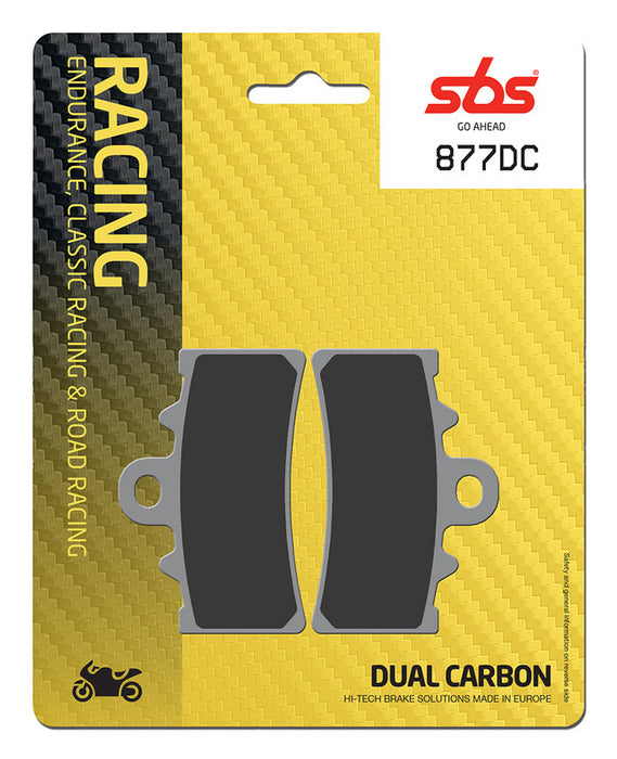 SBS Dual Carbon Brake Pads -'13 - '20 KTM RC390/DUKE 877DC (SEE FITMENT BELOW)