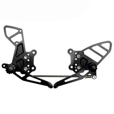 VORTEX Rearset - Black - '03-'10 Suzuki SV650