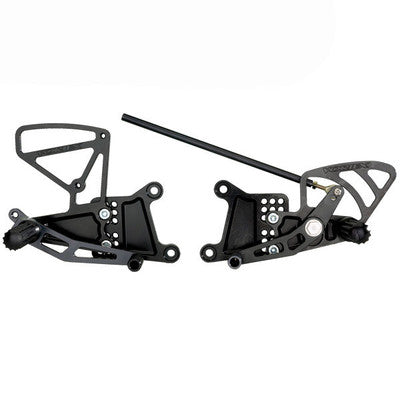 Reposapiés trasero VORTEX - Negro - Yamaha YZF-R1 '04-'06