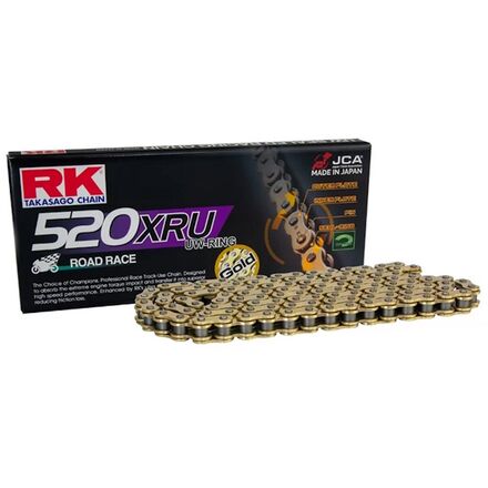 520 XRU - Cadena - 120 eslabones - Oro 