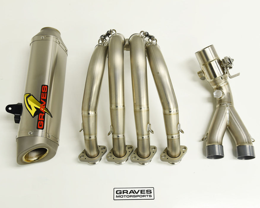 Graves '17> Yamaha R6 Full Exhaust - Titanium WORKS 8 / Carbon WORKS 7/ Titanium WORKS 7