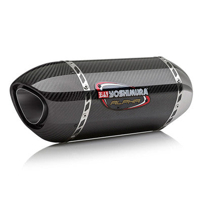 Yoshimura ALPHA-T WORKS SLIP-ON (SS-CF-CF) '17-'23 Suzuki SV 650 / S