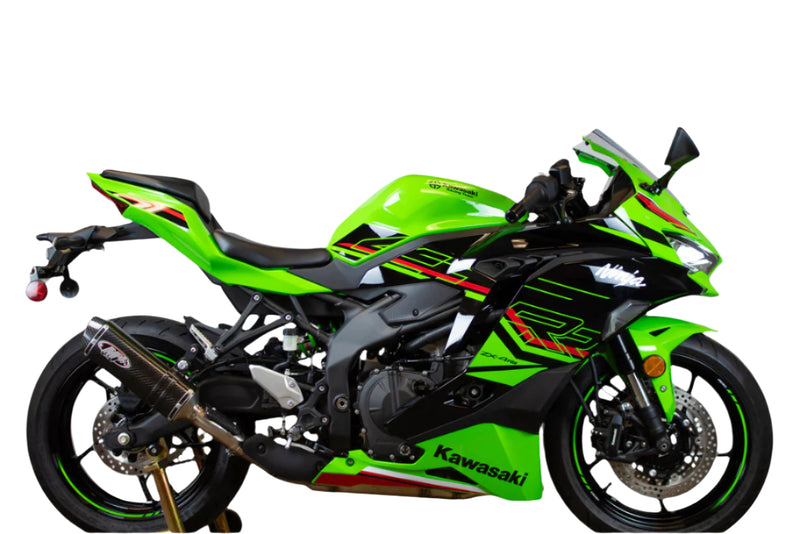 M4 Slip-On With X96 Carbon Canister '23-'25 Kawasaki ZX-4RR
