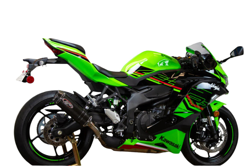 M4 Slip-On With X96 Carbon Canister '23-'25 Kawasaki ZX-4RR