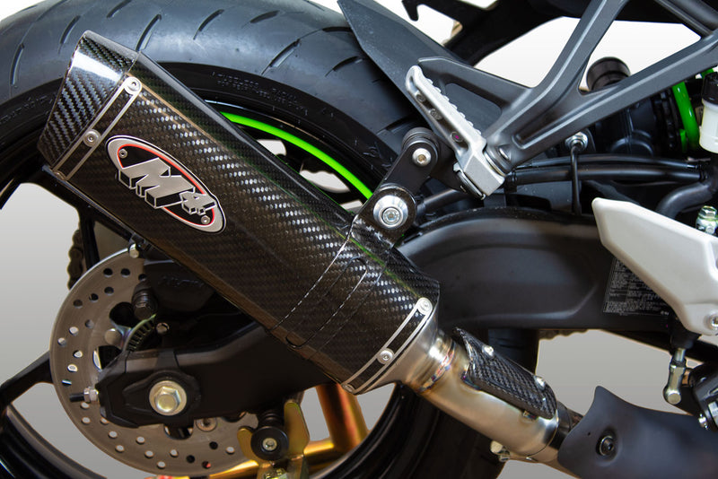 M4 Slip-On With X96 Carbon Canister '23-'25 Kawasaki ZX-4RR