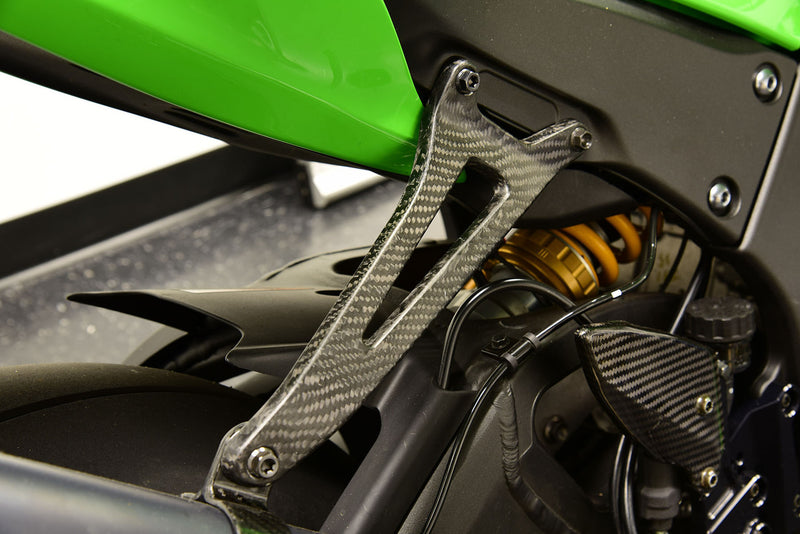 Graves Carbon Fiber Exhaust Hanger Bracket - ZX-10R / ZX-6R