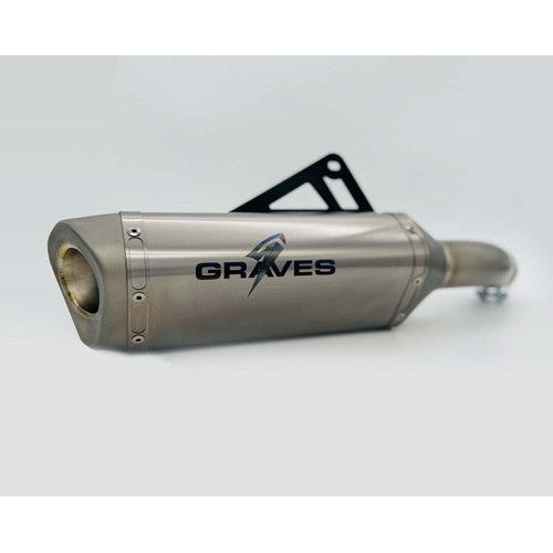 Escape deslizante de titanio Cat-Back para Kawasaki ZX-4RR ZX-4R '23-'24