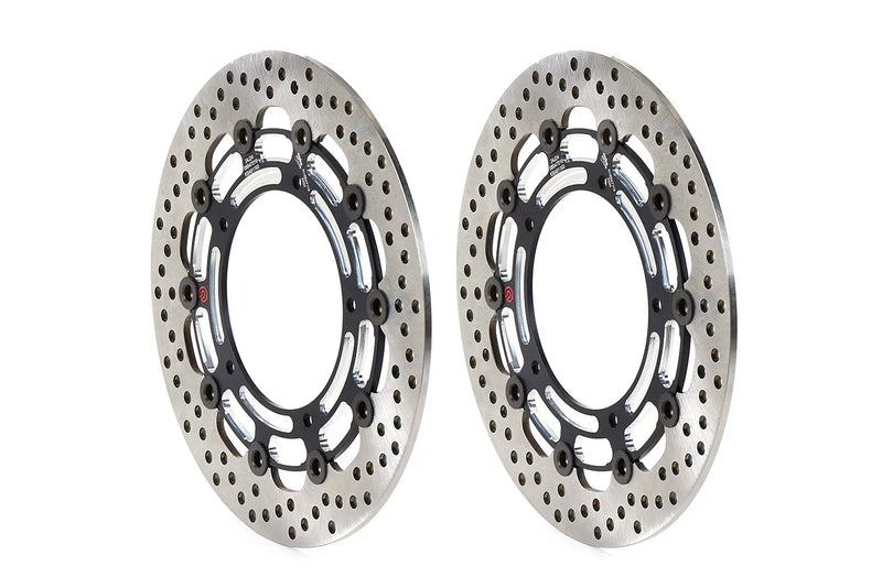 Brembo Xtra Line Groove Brake Rotors '21 -'25 Yamaha YZF-R7