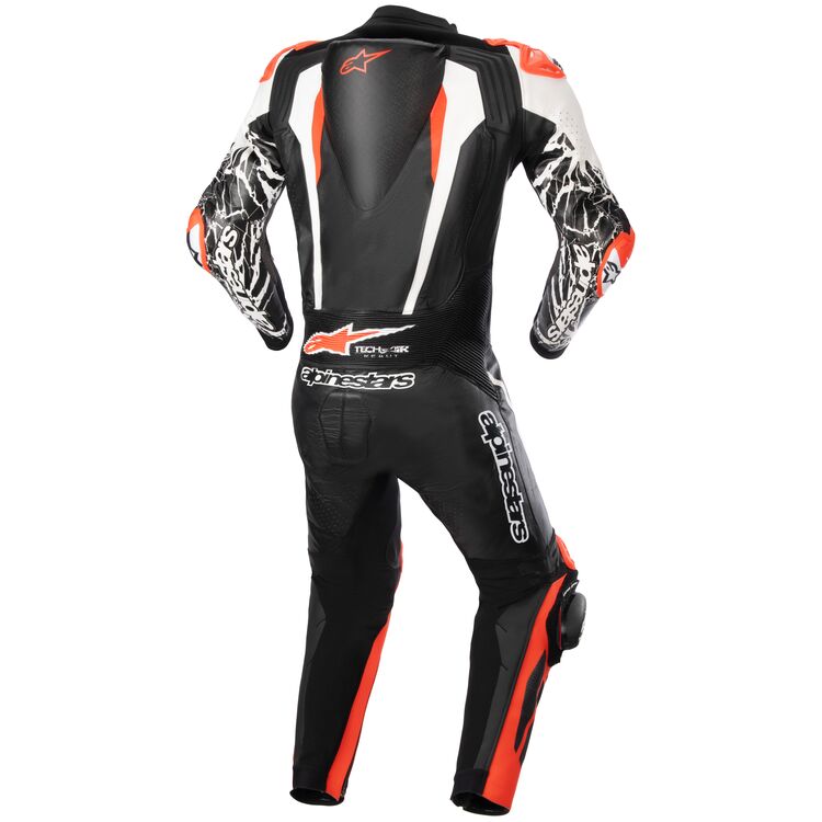 Mono de cuero ALPINESTARS Racing Absolute v2 - Negro/Blanco/Rojo