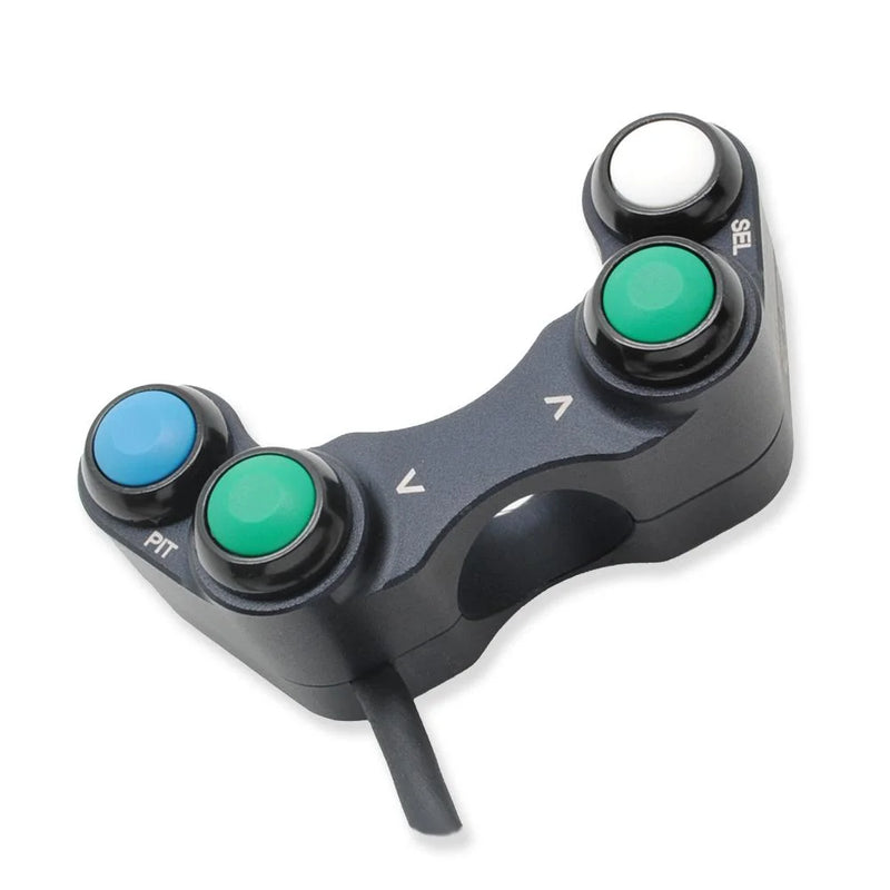 2019 > 2023 Kawasaki ZX6R 636 (reprogramación de ECU) - 4 funciones - montaje en manillar -