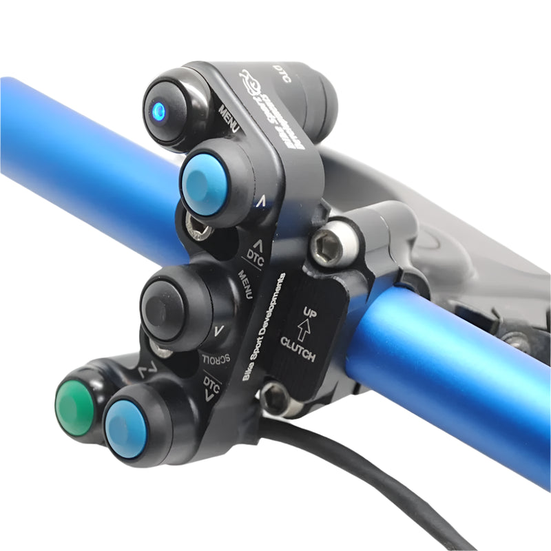 BMW S1000RR K67 '19+ - Interruptor de carrera de 7 funciones - Soporte de manillar/embrague -