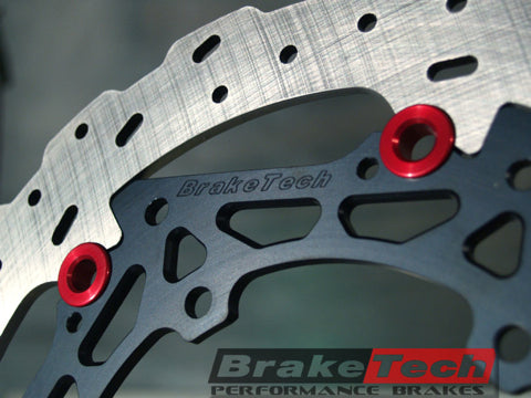 '16+ Kawasaki ZX10R **Race-Spec** 330mm x 6mm Cobra SS Rotors (Left & Right)-