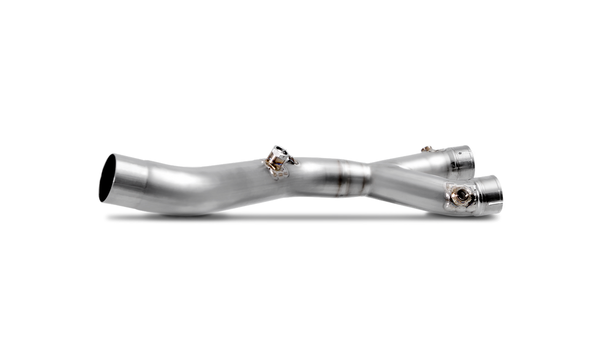 Akrapovic Optional Link Pipe/Collector (Titanium) '15-'24 Yamaha R1 / R1M