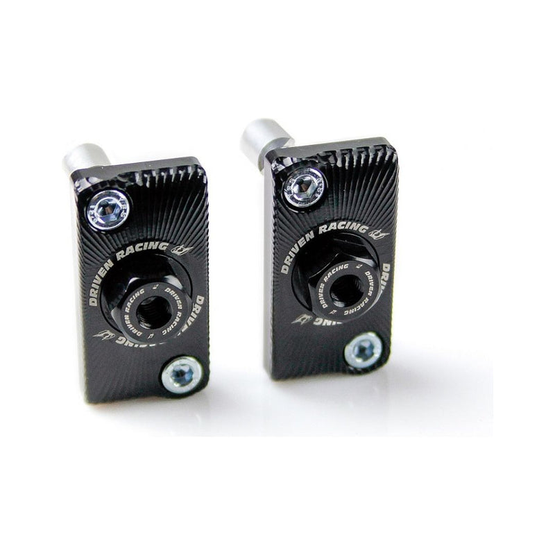 DRIVEN RACING Captive Axle Block Sliders - '15-'20 YAMAHA FZ07/MT07/XRS700  DRCAX-204 (SEE FITMENT BELOW)