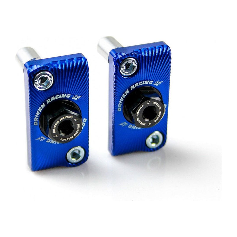 DRIVEN RACING Captive Axle Block Sliders - '15-'20 YAMAHA FZ07/MT07/XRS700  DRCAX-204 (SEE FITMENT BELOW)