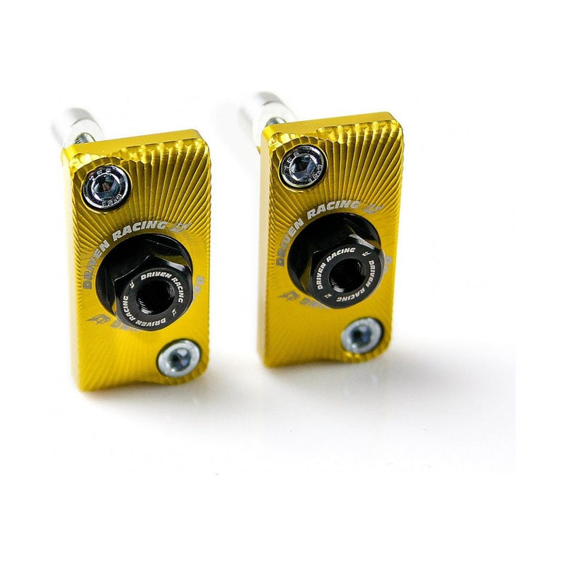 DRIVEN RACING Captive Axle Block Sliders - '15-'20 YAMAHA FZ07/MT07/XRS700  DRCAX-204 (SEE FITMENT BELOW)