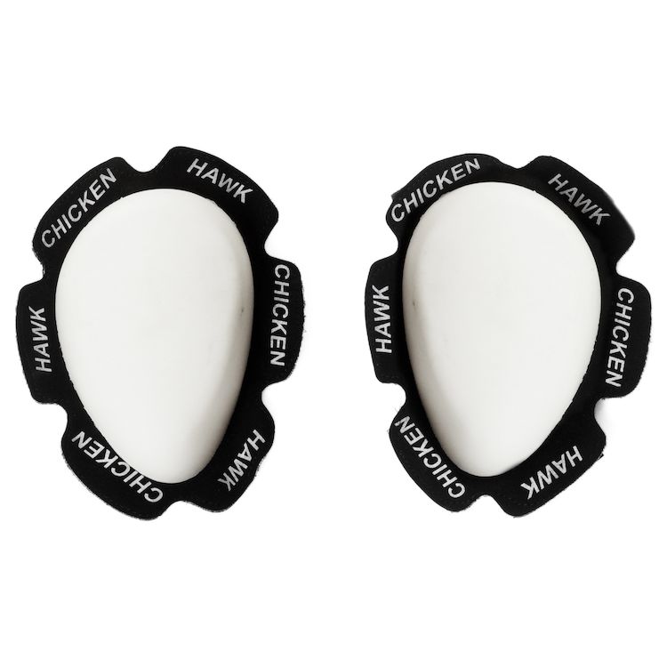 Deslizadores de rodilla CHICKEN HAWK RACING - Blanco KS09-WHT