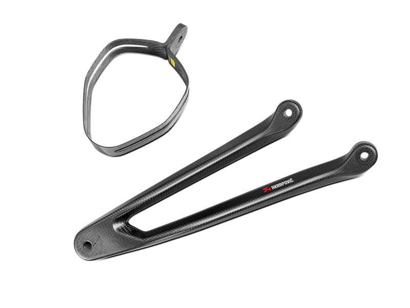 Akrapovic Muffler Bracket With Muffler Clamp (Carbon) For '16-20 Kawasaki Ninja ZX-10R