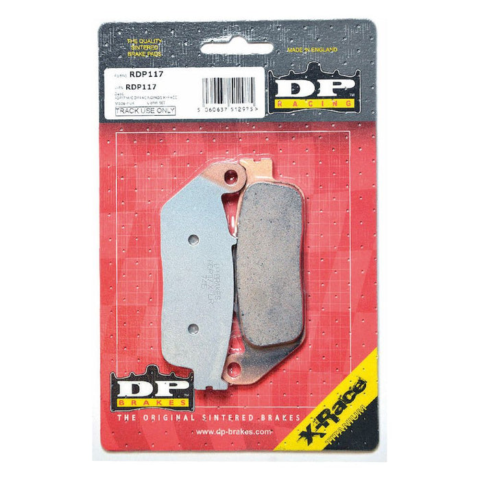 DP BRAKES RDP Racing Brake Pads SUZUKI/HONDA/TRIUMPH/KYMCO (SEE FITMENT BELOW)