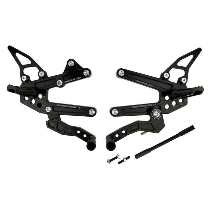 DRIVEN RACING TT Rearset - '05-'12 KAWASAKI ZX6R