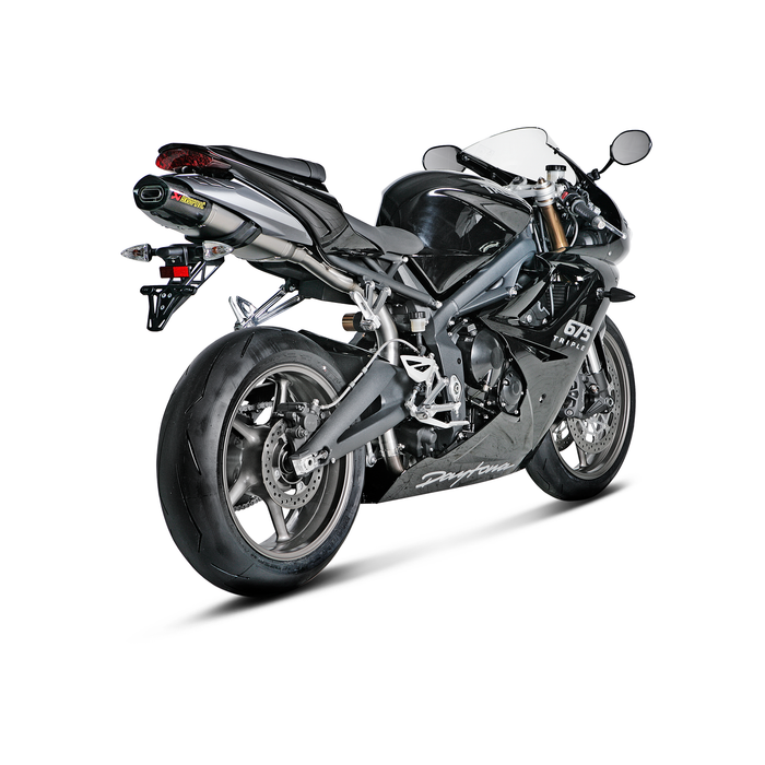 Akrapovic Slip-On Line (Titanium) '09-'16 Triumph Daytona 675 / R