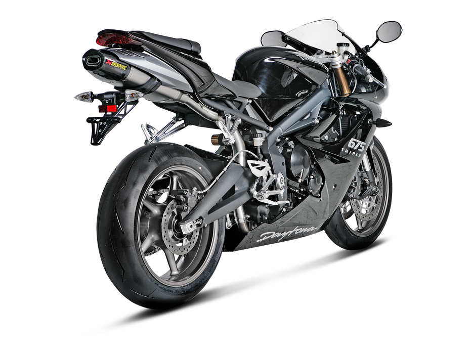 Akrapovic Slip-On Line (Titanium) '09-'16 Triumph Daytona 675 / R