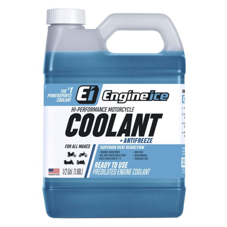 Engineice Premixed Motorcycle Coolant - 64 U.S. fl oz. 10850