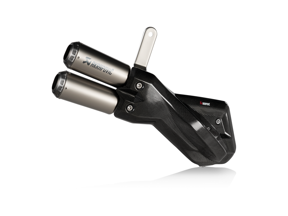 Akrapovic Slip-On Line (Titanium) for '21 -'24 Ducati  Multistrada 950 / 950 S / V2 / V2 S
