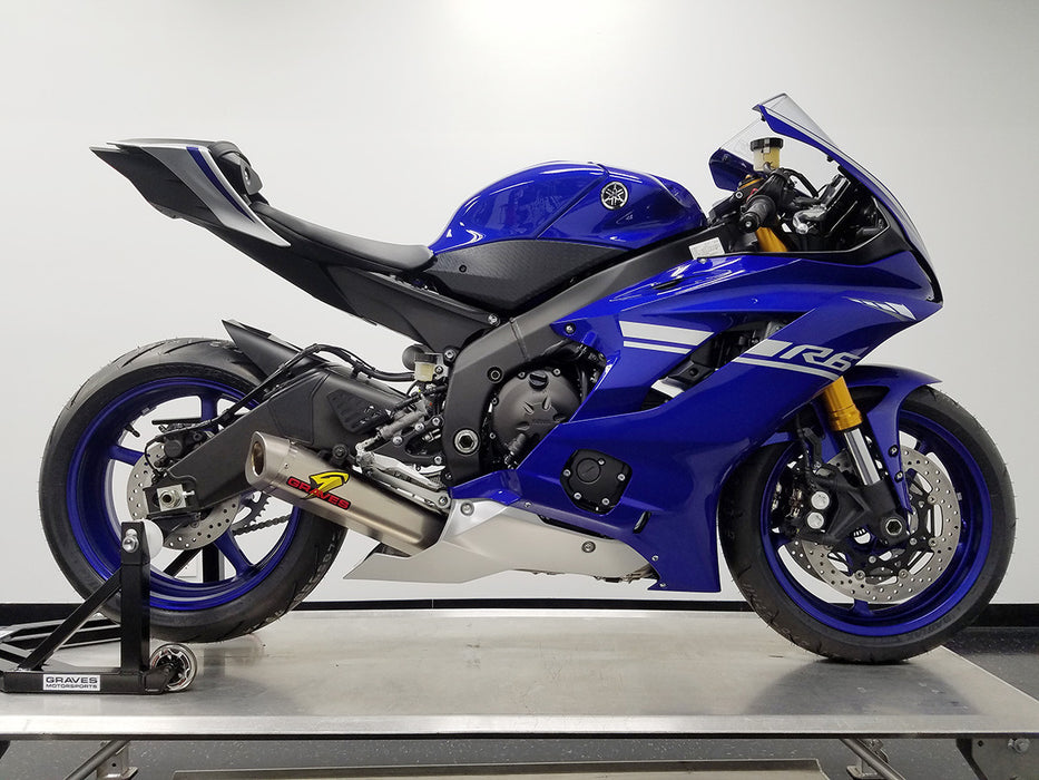 Graves '17> Yamaha R6 Full Exhaust - Titanium WORKS 8 / Carbon WORKS 7/ Titanium WORKS 7