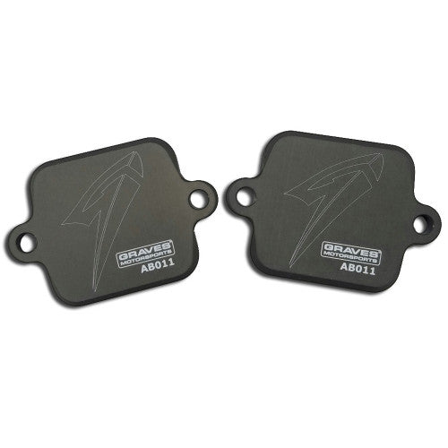 Graves Motorsports Smog Block Off Plates for Yamaha Sportbikes ( See Fitment)