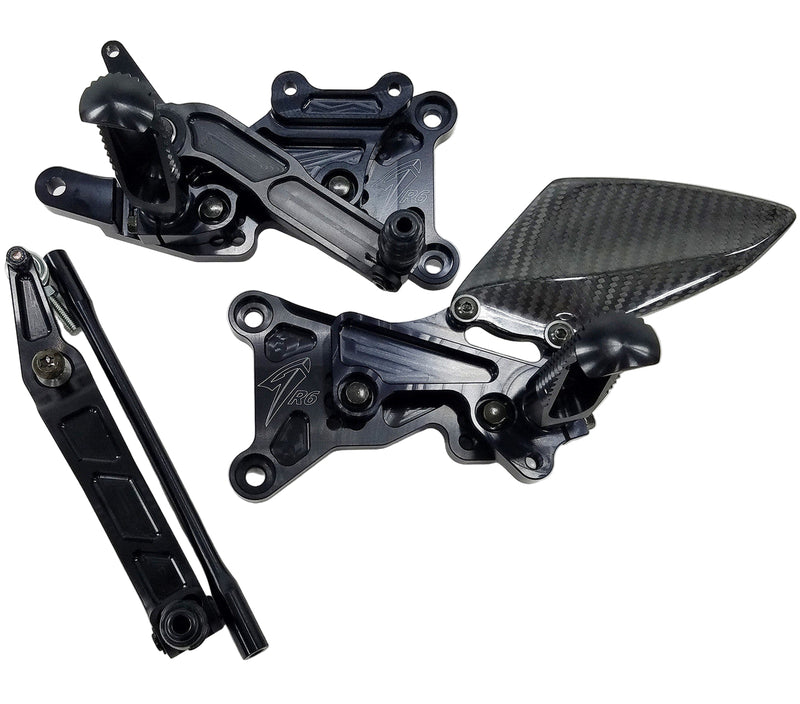Graves Motorsports Adjustable Rearsets '06- '22 Yamaha R6