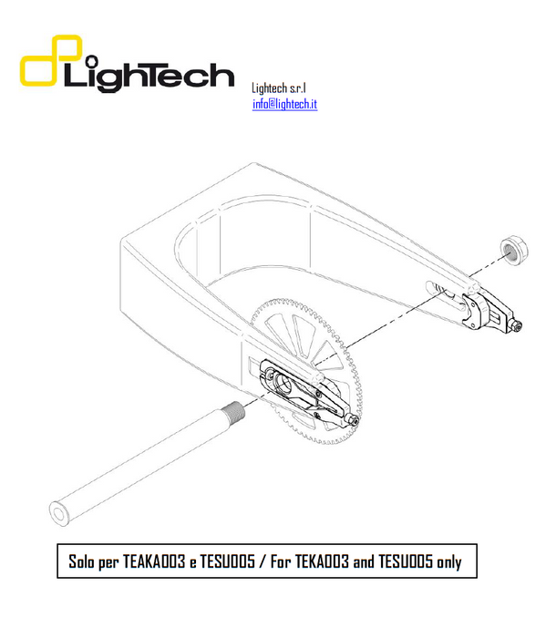 Lightech Chain Adjusters - '16-'20 Kawasaki ZX10R/RR