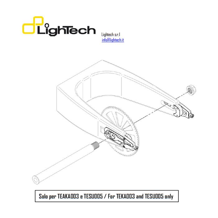 Tensores de cadena Lightech - Kawasaki ZX10R/RR 2016-2020